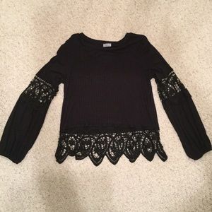 Unique black top from South Moon Under